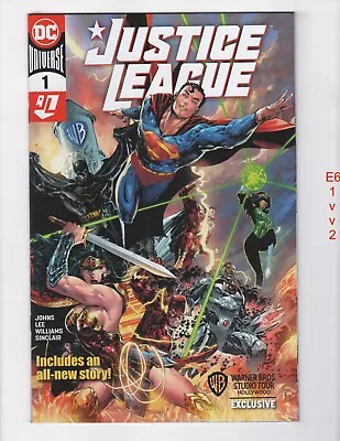 Buy Justice League #1 Warner Bros Studio Tour Exclusive Variant VF/NM DC 2020 E612 • 24.68£
