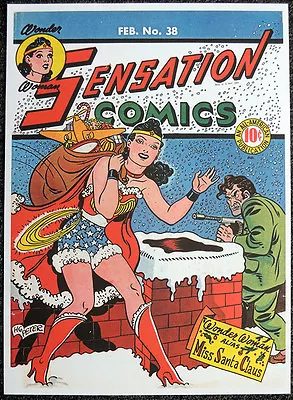 Buy Wonder Woman Repro Poster Sensation Comics #38 Harry G Peter Cover Dc Comics D17 • 7.99£