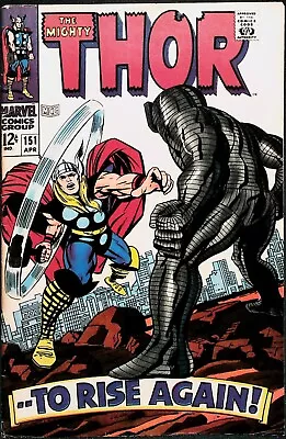 Buy Thor #151 Vol 1 (1968) *Destroyer Appearance* - Mid Grade • 45.86£