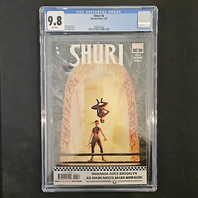 Buy Shuri #6 CGC 9.8 1st Meeting Of Shuri And Miles Morales Marvel Black Panther • 79.43£
