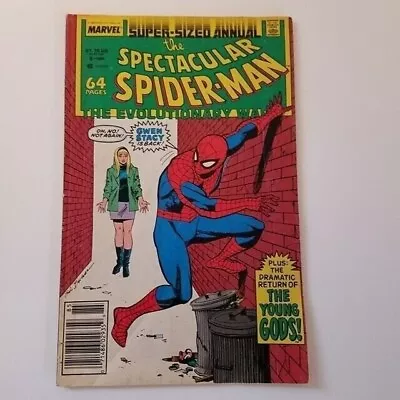 Buy SpiderMan Comic Book Annual #8 1988 Marvel Comics Evolutionary War Crossover • 4.82£
