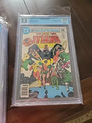 Buy New Teen Titans #1 1980 CBCS 8.0 W Pages! • 47.36£