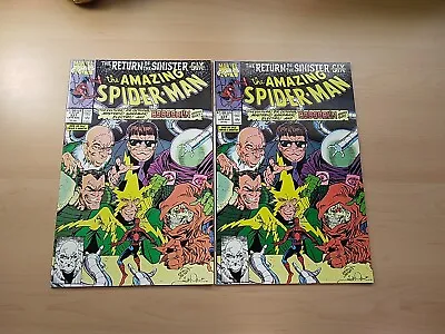 Buy The Amazing Spider-man #337 (marvel 1990) (x2) F/vf - Vf- Lot New Sinister Six • 9.53£