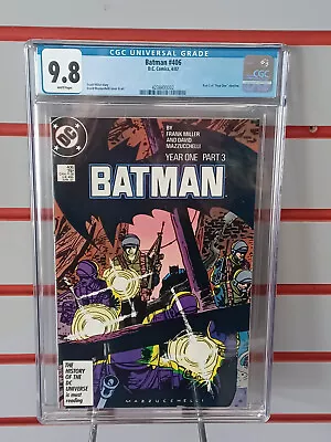 Buy BATMAN #406 (DC, 1987) CGC Graded 9.8 ~ FRANK MILLER ~ YEAR ONE ~ White Pages • 80.35£