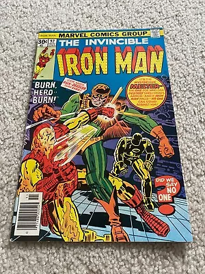 Buy Iron Man  92  VF/NM  9.0  High Grade  The Melter  Yellow Armor  Marvel  1976 • 20.87£