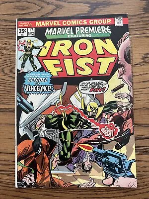 Buy Marvel Premiere #17 (1974) 3rd Iron Fist, 1st Appearance Triple-Iron! FN+ • 15.17£