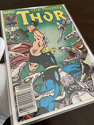 Buy 🔥 Thor #346 Newsstand Mylar🔥 1st Hounds Of The Hunter Cask Of Ancient Winter • 13.50£