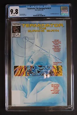 Buy Terminator Burning Earth #1 Skynet John Connor 1990 1st ALEX ROSS Work CGC 9.8 • 141.13£