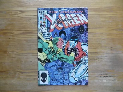 Buy 1985 Vintage Uncanny X-men # 191 Signed 2x John Romita Jr. & Chris Claremont,poa • 59.36£