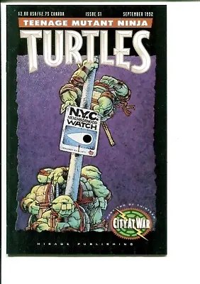Buy Teenage Mutant Ninja Turtles 51 Nm-mt City At War  1992 • 31.61£