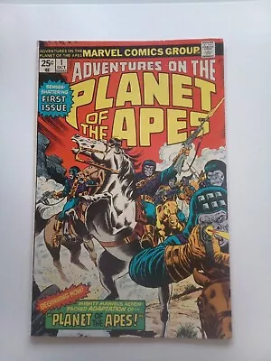 Buy Adventures On The Planet Of The Apes 1 Marvel Comics Key Issue Oct 1975 F/VF • 30£