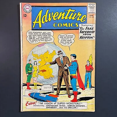 Buy Adventure Comics 309 1st Legion Of Super-Monsters Silver Age DC 1963 Superboy • 19.68£