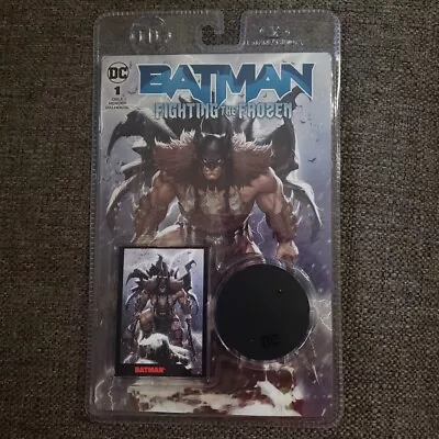 Buy NEW - McFarlane Batman: FIGHTING THE FROZEN Comic Book/Card/Stand Only NO FIGURE • 7.65£