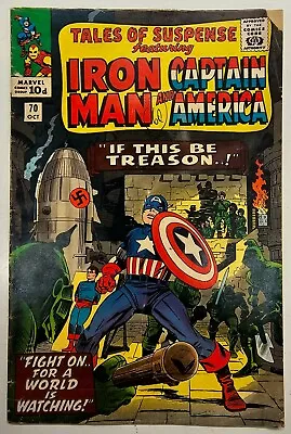 Buy Marvel Comics Silver Age Key Issue Tales Of Suspense 70 Higher Grade GD/VG • 0.99£