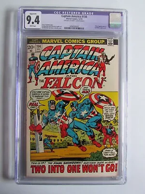 Buy Captain America 156 CGC 9.4 Restored 1972 • 22.92£