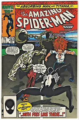 Buy Amazing Spider-Man #283 - NEAR MINT 9.6 NM  Marvel Comics White Pages • 15.76£