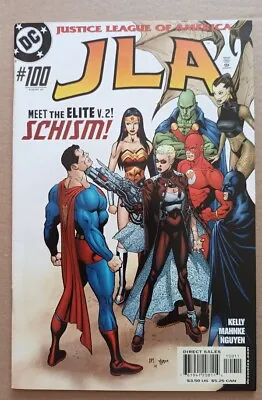 Buy JLA Issue 100, Superman Batman, Flash, Wonder Woman, Near Mint, 2004 • 0.90£