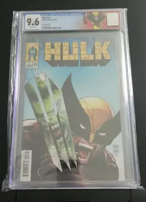 Buy The Hulk 13 Mcniven Classic Homage Variant High Grade 2023 CGC 9.6 Custom Label • 47.43£