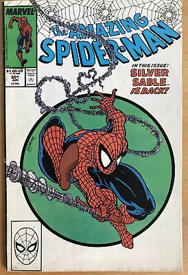 Buy Amazing Spider-Man #301 June 1988 Iconic Todd McFarlane Art Silver Sable App • 49.99£