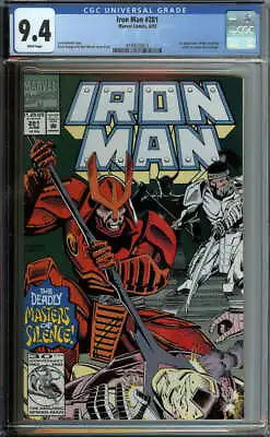 Buy Iron Man #281 Cgc 9.4 White Pages // 1st War Machine Armor 1992 • 47.97£
