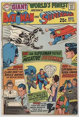 Buy World's Finest 188 DC 1969 FN Curt Swan Superman Batman Robin • 10.41£