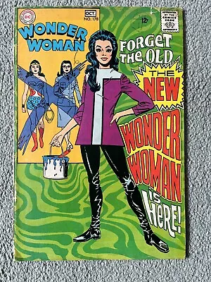 Buy Wonder Woman #178 KEY 1st Appearance New Look Wonder Woman (DC 1968) VG • 109.75£