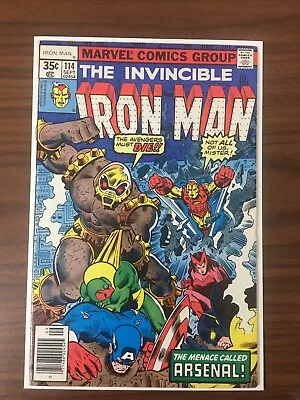 Buy The Invincible Iron Man # 114 - Marvel Comic Book - Avengers.       (G) • 14.39£