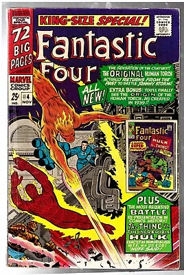 Buy Fantastic Four Annual #4 1966 5.5/fn- 1st Golden Human Torch Stan Lee/jack Kirby • 30.72£