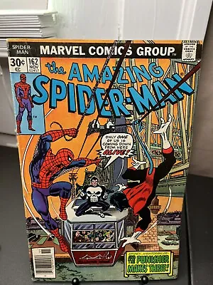 Buy Amazing Spider-Man #162 Punisher! 1st Full App Of Jigsaw! Bronze Age! Nice! • 19.72£