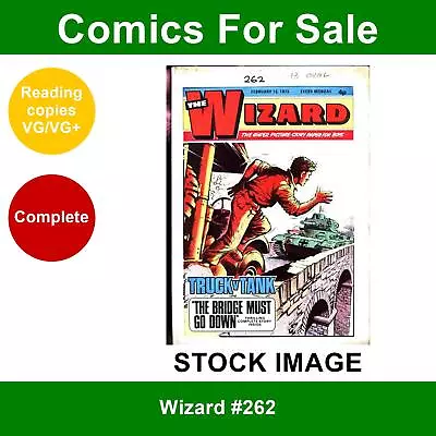 Buy Wizard #262 Comic 15 February 1975 VG/VG+ DC Thomson • 3.49£