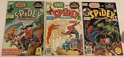 Buy Spidey Super Stories 1974 (usa)  X 3 Marvel Comics /electric Company  Bronze Age • 1.20£