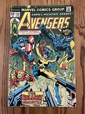 Buy Avengers #144 (Marvel 1976) Key 1st Appearance Of Hellcat! Bronze Age • 18.48£