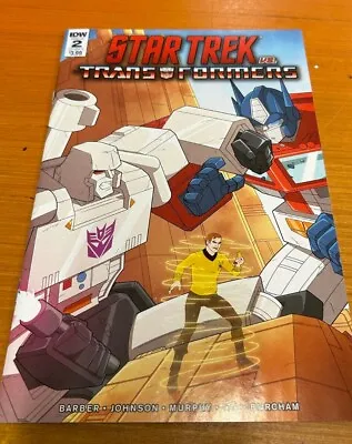 Buy Star Trek Vs Transformers #2 Cover 1st Print IDW Comics 2018  • 3.99£