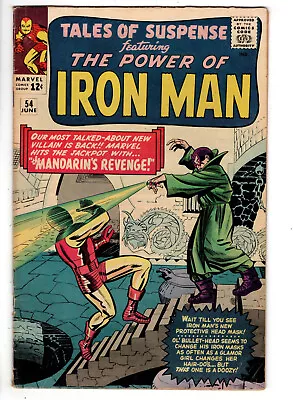 Buy Tales Of Suspense #54 (1964) - Grade 5.5 - 2nd Appearance Mandarin - Iron Man! • 118.74£
