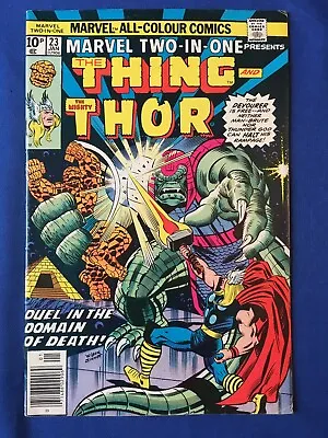 Buy Marvel Two-in-One #23 FN (6.0) MARVEL ( Vol 1 1977) Thing, Thor • 6£