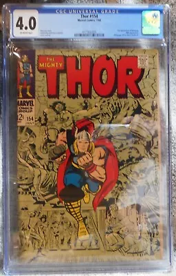 Buy Thor #154 © July 1968, Marvel Comics  CGC 4.0 • 47.97£