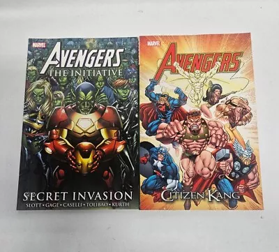 Buy Lot Of 2 Avengers The Initiative Vol 3 Secret Invasion And Avengers Citizen Kang • 10.35£