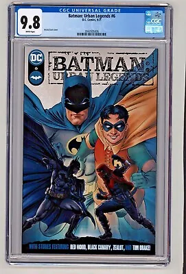 Buy Batman: Urban Legends #6 Nicola Scott Cover CGC 9.8 • 94.61£