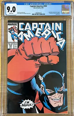 Buy 🔥captain America #354 Cgc 9.0 Vf/nm John Walker Becomes Us Agent Marvel Comics • 43.97£