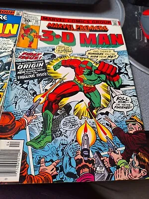 Buy Marvel Comics Group Marvel Premiere Issues 35 36 And 37 Featuring 3-D Man Lot • 10.08£