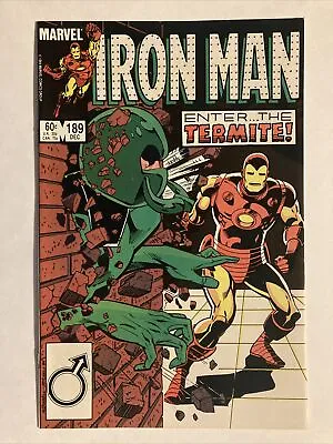 Buy Iron Man #189 1st App Of The Termite -9.6 NM - Marvel Comics 1984 Bronze Key • 4£