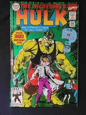 Buy The Incredible Hulk #393 30th Anniversary Issue Comic • 15.84£
