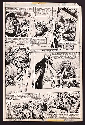Buy Original Art From Tomb Of Dracula #70 (1979) Pg 15 By Gene Colan & Tom Palmer • 1,853.53£