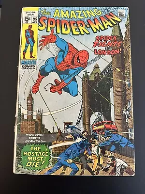Buy Amazing Spider-Man #95 (1971) Visits London GD+ • 19.77£