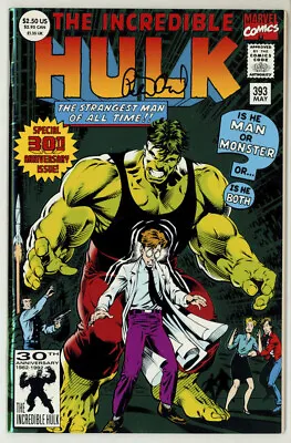 Buy Incredible Hulk #393 Dale Keown Art ~ Hulk #1 Cover Swipe ~ SIGNED Peter David • 29.29£