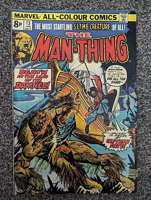 Buy The Man-Thing 13. Marvel 1975. Combined Postage • 2.49£