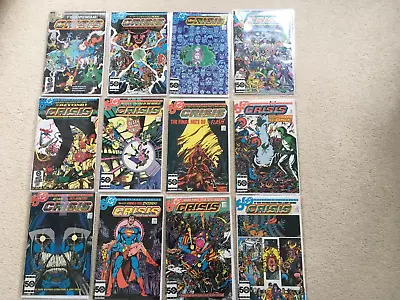 Buy Crisis On Infinite Earths 1 - 12 Complete Full Set With Box:original Maxi-series • 110£