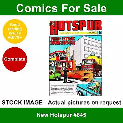 Buy New Hotspur #645 Comic 26 February 1972 VG/VG+ DC Thomson • 3.49£