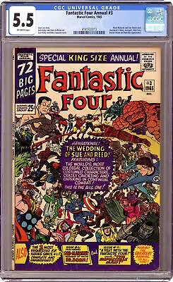 Buy Fantastic Four Annual #3 CGC 5.5 1965 4141723013 • 169.98£