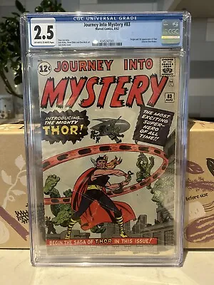 Buy Journey Into Mystery #83 8/62 Marvel Comics CGC 2.5 • 5,495£